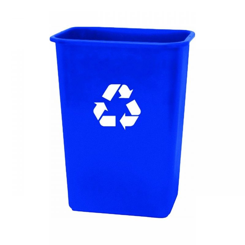 Blue Recycling Bin